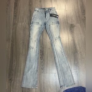 Serenade stacked jeans